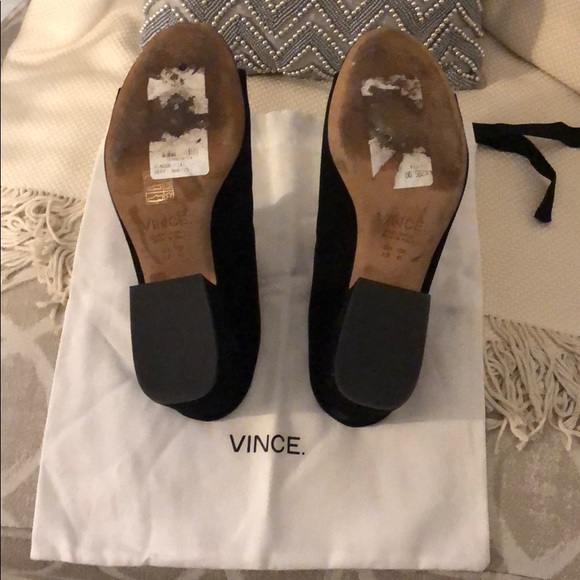 Vince chunky heel bootie shoes - Picture 3 of 3